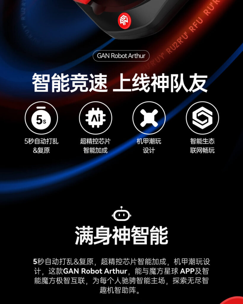GAN 智能机器人V2 – GAN魔方